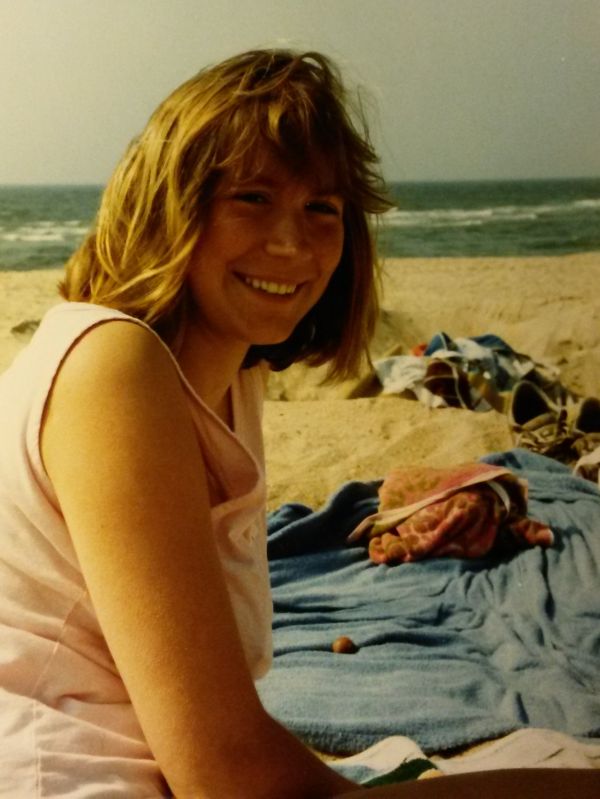 Ines Meyrose 1988 in Hörnum auf Sylt