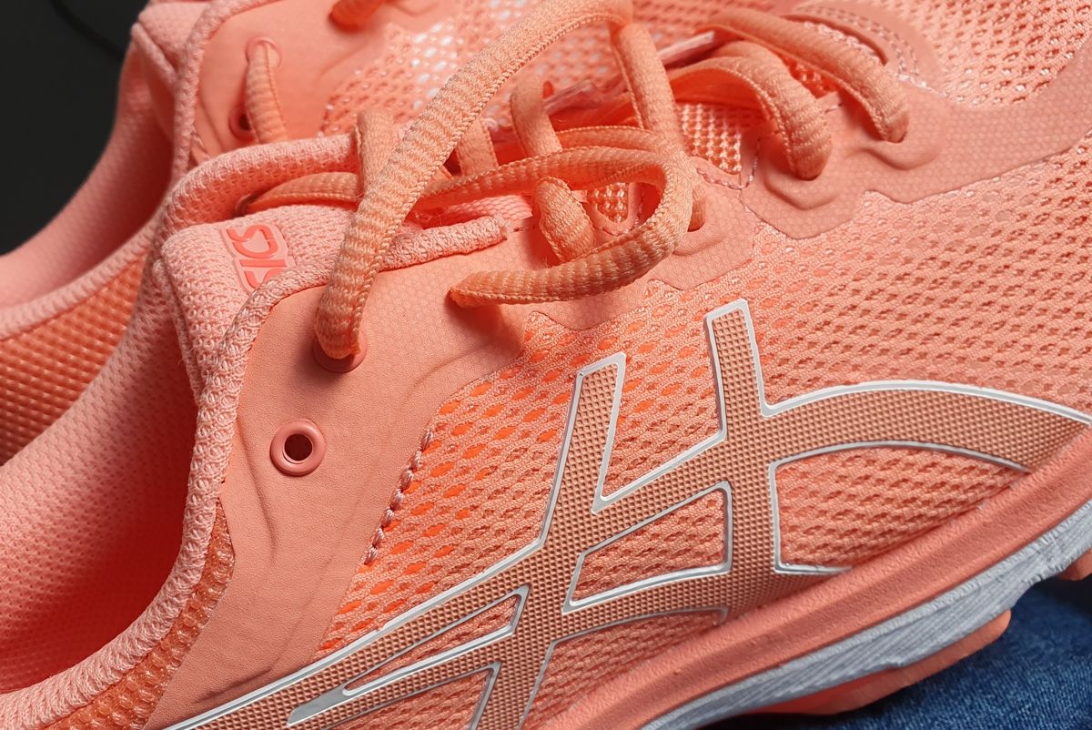 ASICS Damen Gel-Pursue 4 in Begonia-Pink mit Weiß