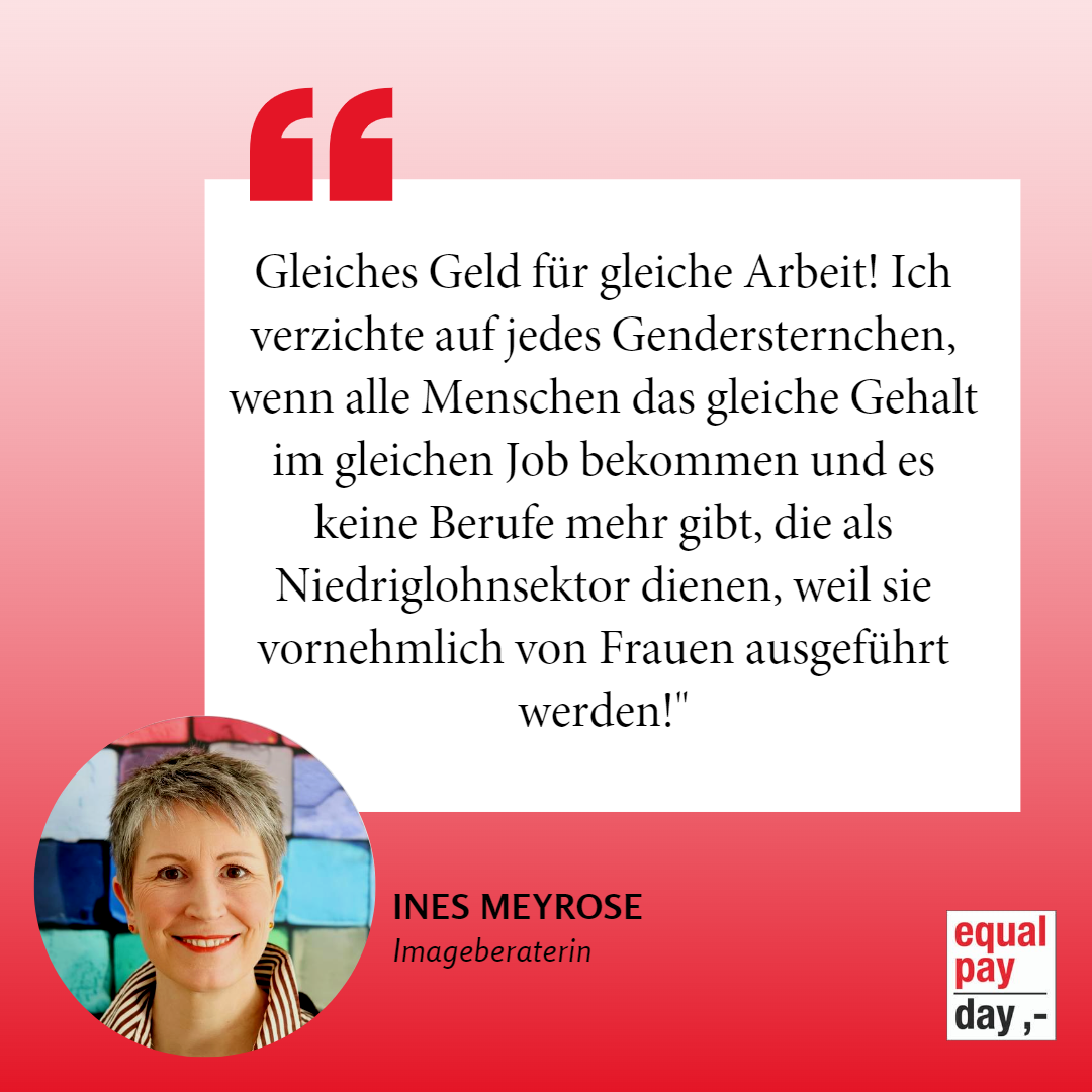 Equal Pay Day Testimonial Ines Meyrose