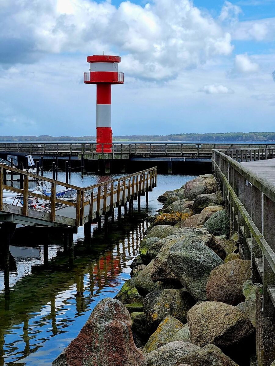 Neuer Leuchtturm Eckernförde Hafen