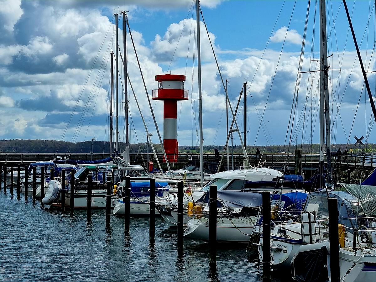 Neuer Leuchtturm Eckernförde Hafen