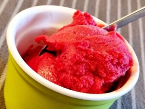 Himbeersorbet