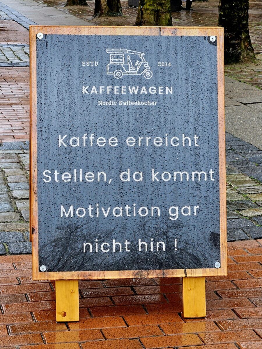 Kaffee erreicht Stellen, da kommt Motivation gar nicht hin!