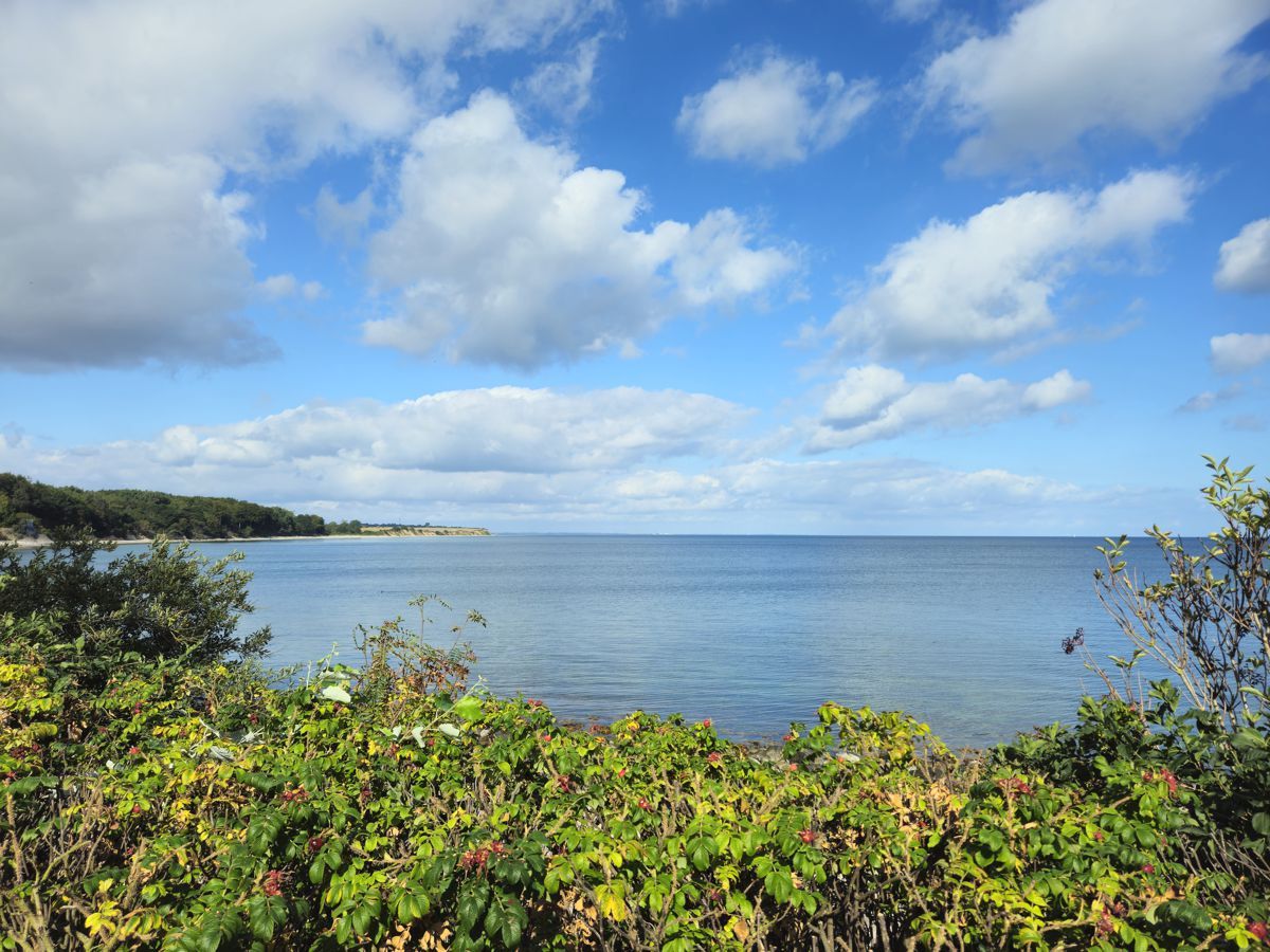 Steilküste in Strande an der Ostsee