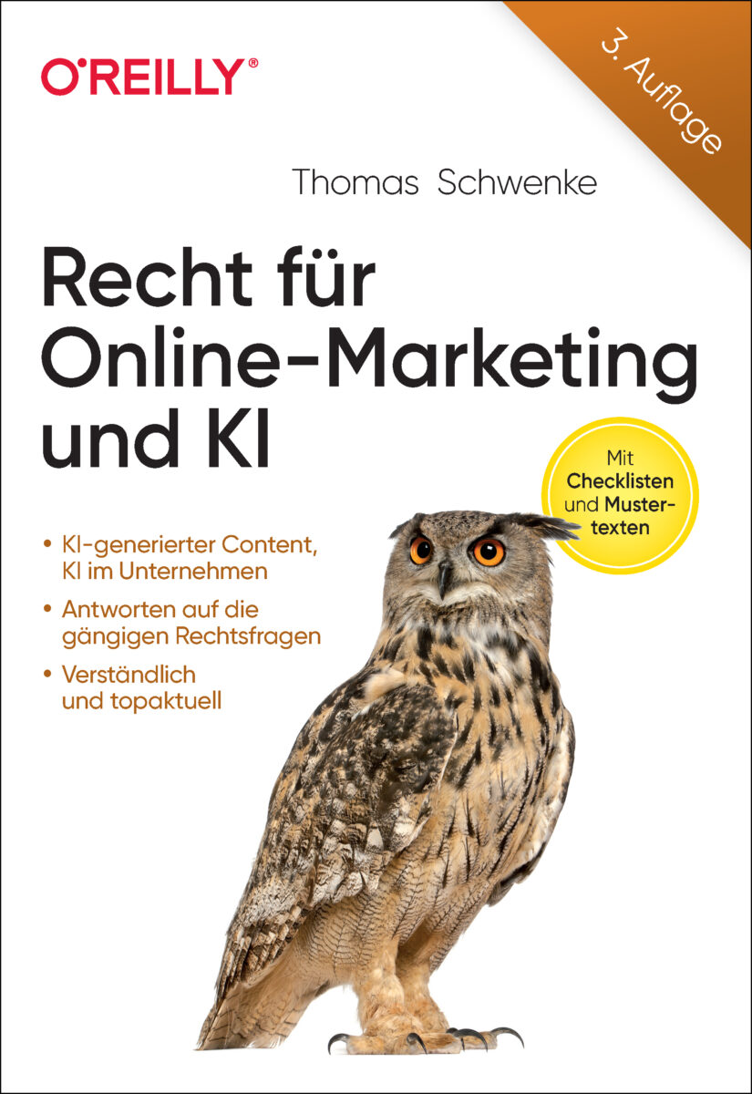 Schwenke Recht fuer Online-Marketing-und KI