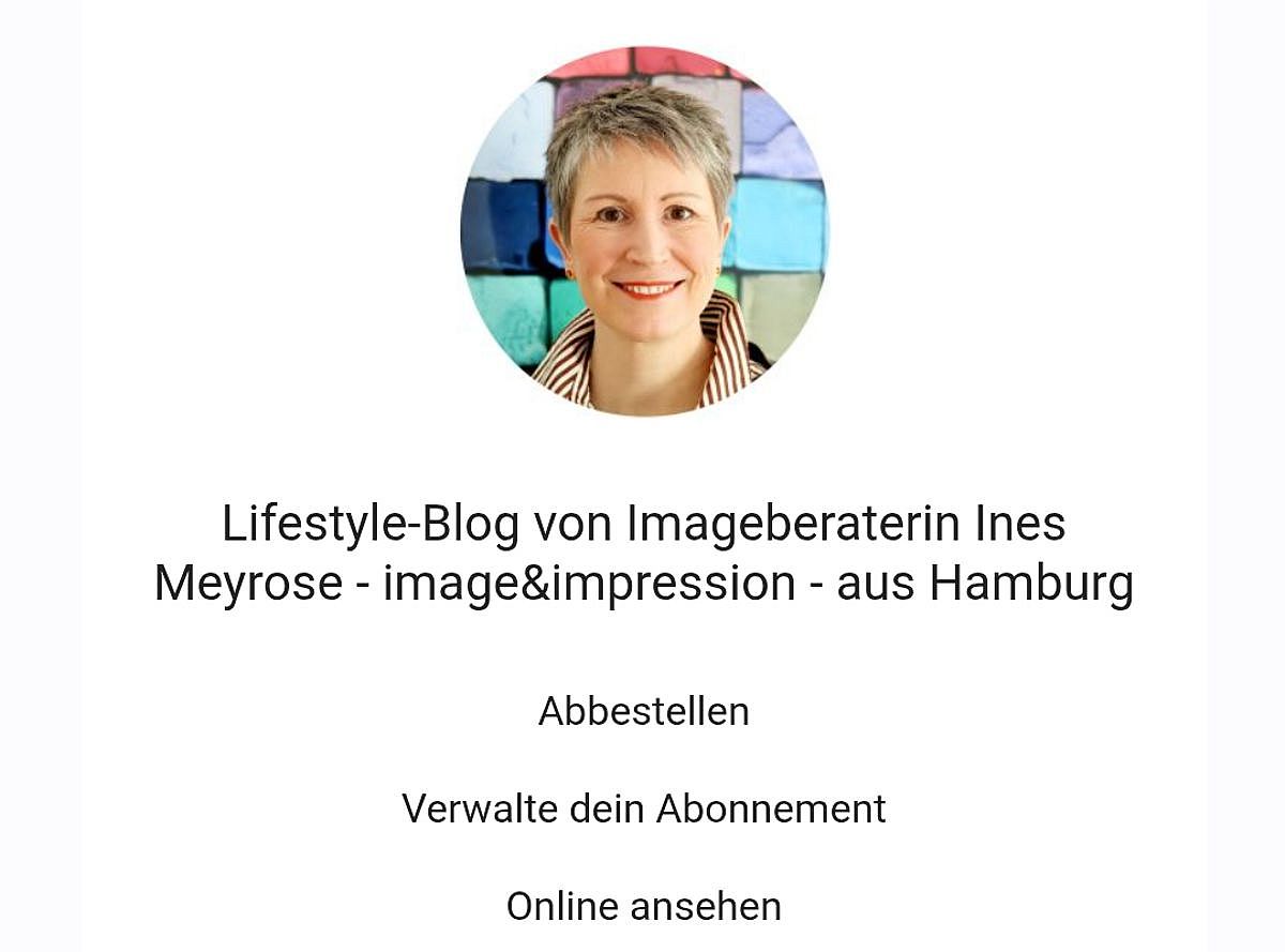 Newsletter für den Blog "meyrose - fashion, beauty & me" - Screenshot 2026