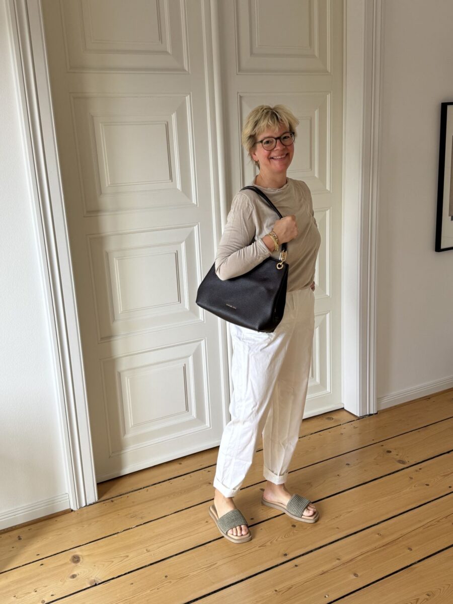 Outfit mit Handtasche von Michael Kors - Foto Nicole